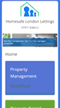 Mobile Screenshot of homesafelondonlettings.com